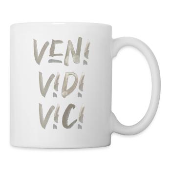 veni vedi vici latin succès César réussi - Mug blanc - blanc - Droite
