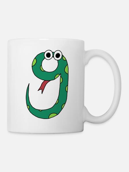 Serpent 9 - Mug blanc - blanc