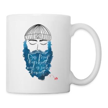 Seemann / Kapitän - Tasse - Weiß - Rechts