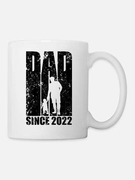 PAPA DEPUIS 2022 PAPA - Mug blanc - blanc