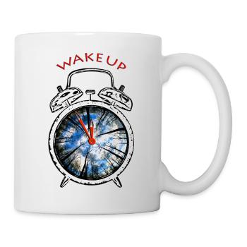 Klima Schutz, Naturschutz, Klimawandel - Tasse - Weiß - Rechts