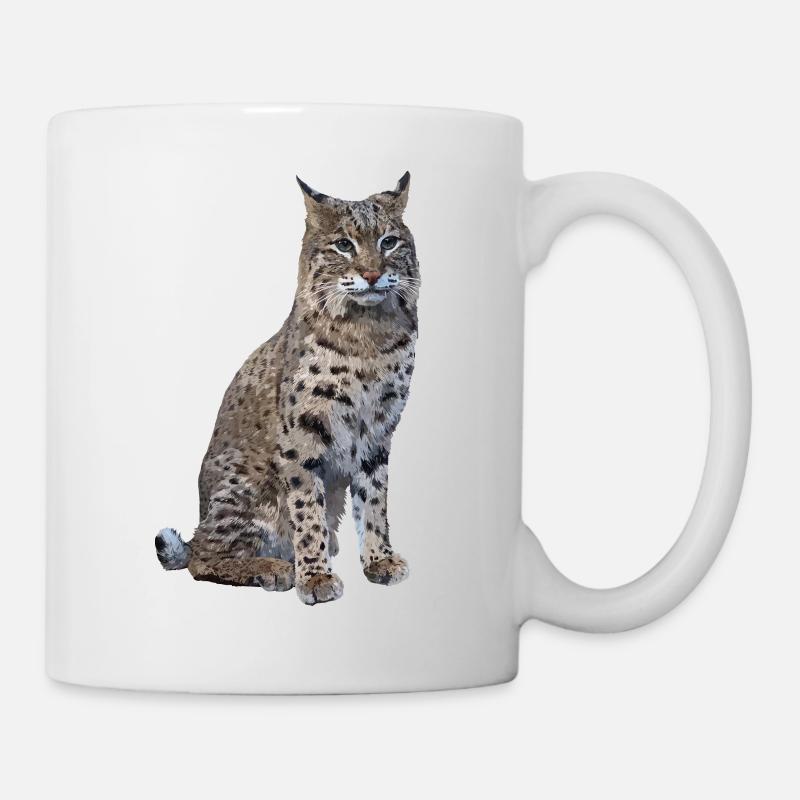Luchs - Tasse - Weiß