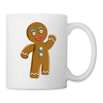 Süsser Lebkuchenmann - Tasse - Weiß - Rechts