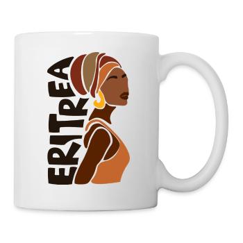 Eritrea Eritreische Flagge Asmara Black Heritage - Tasse - Weiß - Rechts