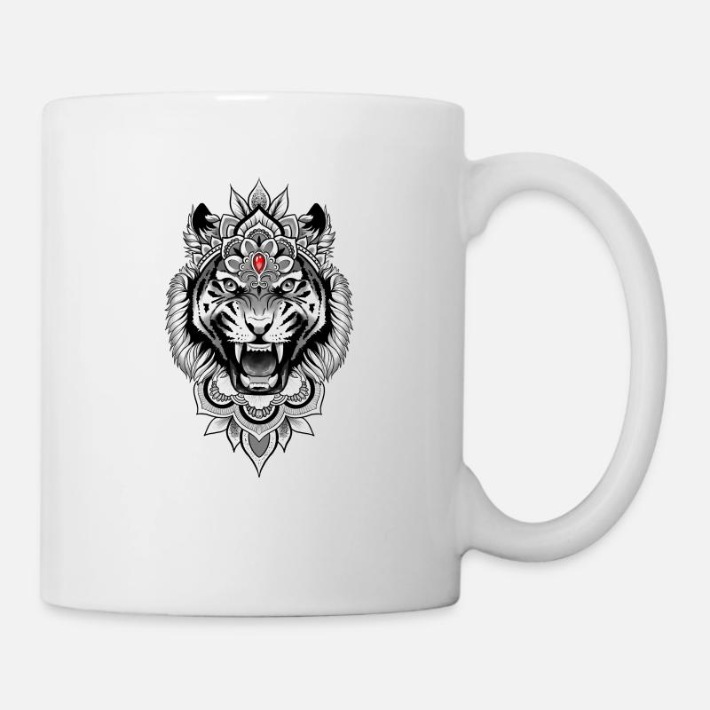 Tiger Gliederung - Tasse - Weiß