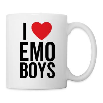 I Love Emo Boys - Mug - white - Right
