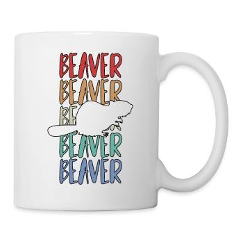 Biber - Tasse - Weiß - Rechts