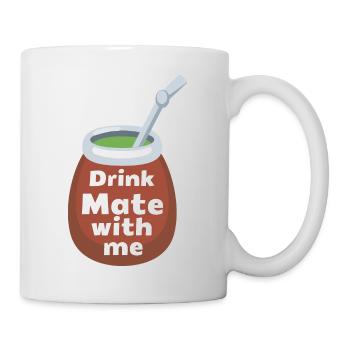 DRINK MATE MIT MIR - Tasse - Weiß - Rechts