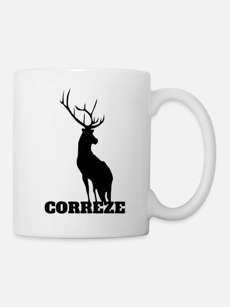 Cerf Corrèze. - Mug blanc - blanc
