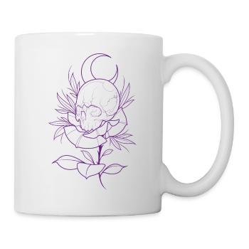 SKULL ROSE! - Mug - white - Right
