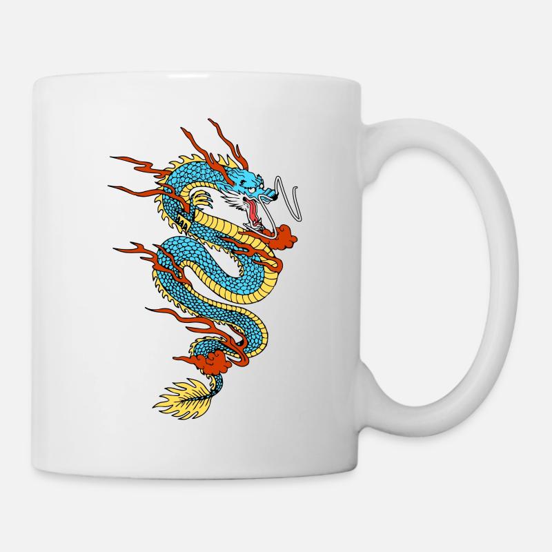 Dragon chinois - Mug blanc - blanc