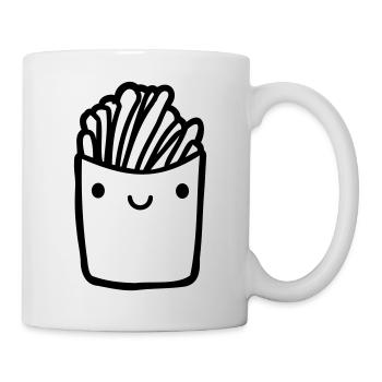 Cute Face Fries - Mug - white - Right