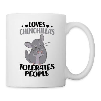 Chinchilla - Tasse - Weiß - Rechts