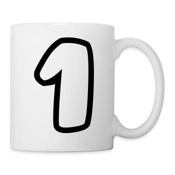 1 - Tasse - Weiß - Rechts