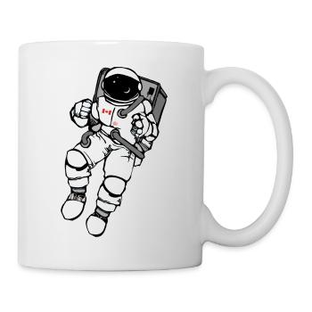 Astronaute Canada - Mug blanc - blanc - Droite