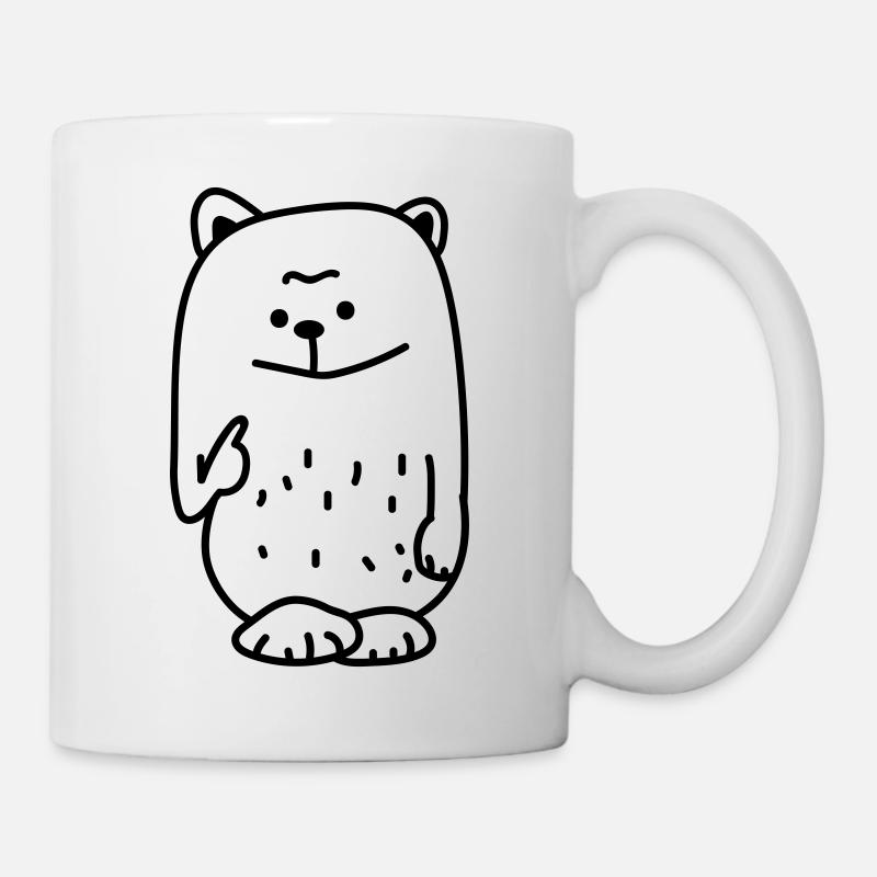 Bear funny - Mug - white