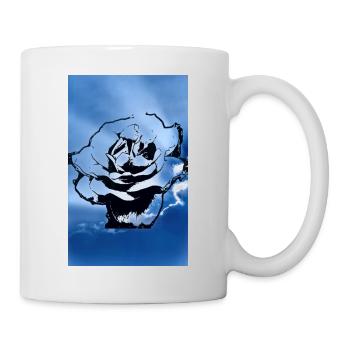 Dark Blue Sky Flower - Mug - white - Right