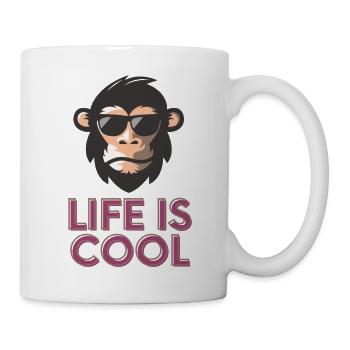 life is cool - Mug blanc - blanc - Droite