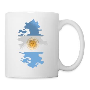 Argentine Drapeau Amérique du Sud Drapeau argentin - Mug blanc - blanc - Droite