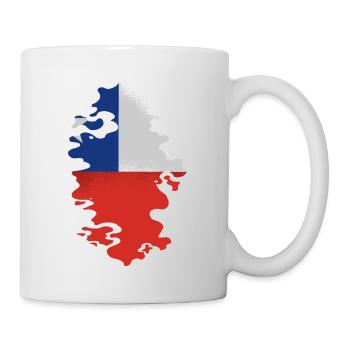 Chili Drapeau Amérique du Sud Drapeau Chili Vintage - Mug blanc - blanc - Droite