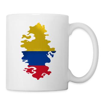 Colombia Flag Vintage Colombian Flag - Mug - white - Right