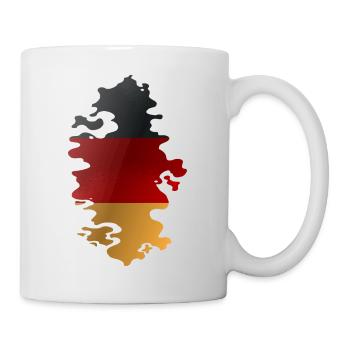 Germany Flag German Flag Used Look Home - Mug - white - Right