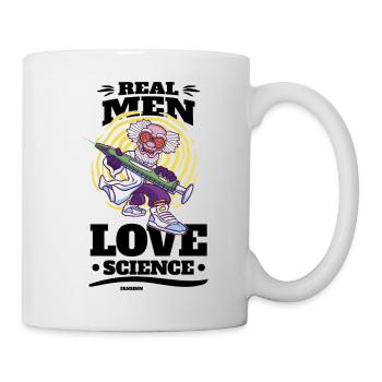 Real Men Love Science - Tasse - Weiß - Rechts