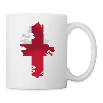England Flag Vintage English Flag Used Look - Mug - white - Right