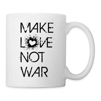 Love not War black - Tasse - Weiß - Rechts