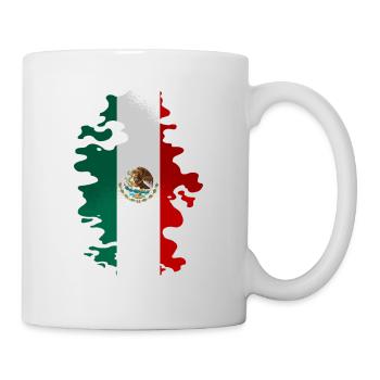 Mexique Drapeau Mexicain Drapeau Mexique Amérique du Sud - Mug blanc - blanc - Droite