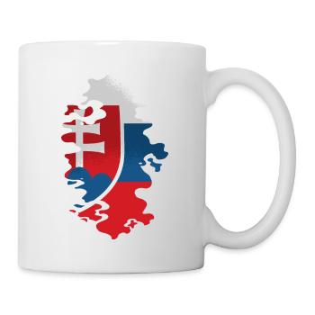 Slovaquie drapeau slovaque vintage drapeau slovaque - Mug blanc - blanc - Droite