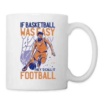 Basketball Basketballliebhaber Basketballer Verein - Tasse - Weiß - Rechts