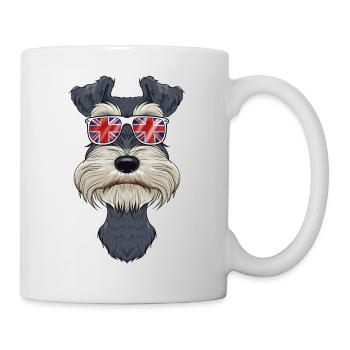 Miniature Schnauzer UK Sunglasses I Deutsch Flag - Mug - white - Right