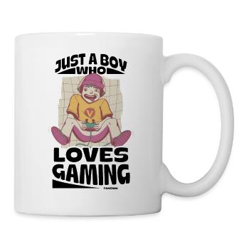 Game Nerd Spielkonsole Gaming zocken Gamepad - Tasse - Weiß - Rechts