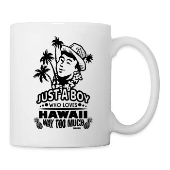 Hawaii Urlaub Aloha Sommer Hawaiian Geschenk - Tasse - Weiß - Rechts