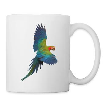 Papagei - Tasse - Weiß - Rechts