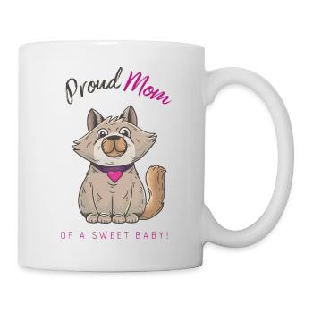 Proud Mom of a sweet baby - Mug - white - Right