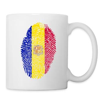 Drapeau d’Andorre - Mug blanc - blanc - Droite