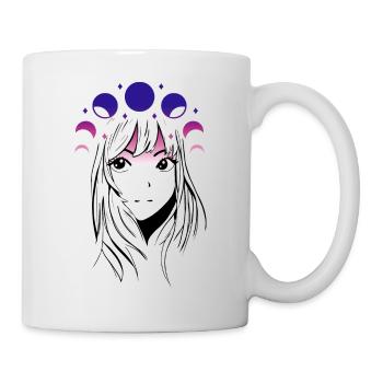 Anime Girl Moon - Mug - white - Right