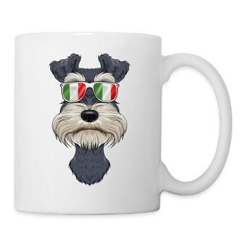 Miniature Schnauzer Italy Sunglasses I Italian - Tasse - Weiß - Rechts
