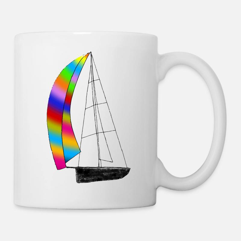 Bateau - Mug blanc - blanc