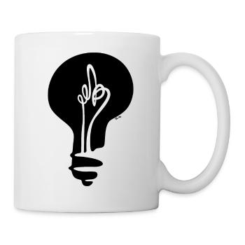 Kreativität spielt Streiche - Tasse - Weiß - Rechts