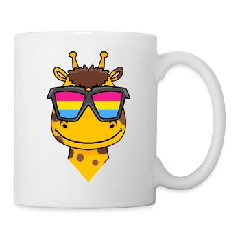 Pansexual Giraffe Gift - Mug - white - Right