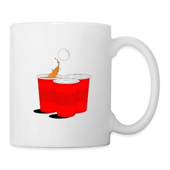 Saufurlaub Plötzlich er drin ich war voll Alkohol - Tasse - Weiß - Rechts