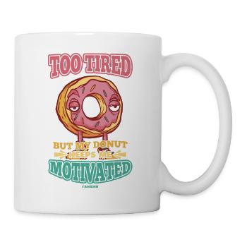 Donut - Tasse - Weiß - Rechts