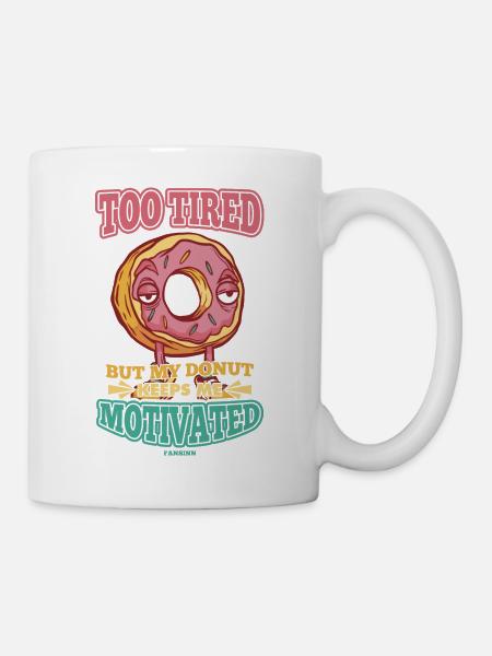 Donut - Tasse - Weiß
