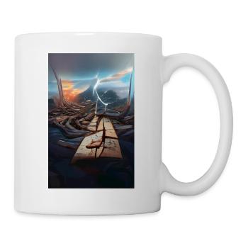 End of the world - Tasse - Weiß - Rechts