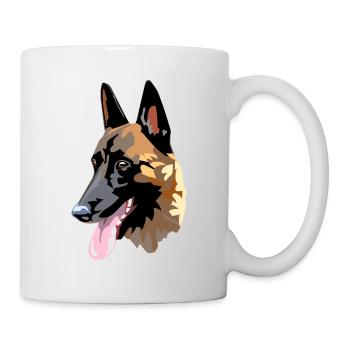 Leiter Malinois - Tasse - Weiß - Rechts