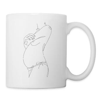 L’amour grandit - Mug blanc - blanc - Droite