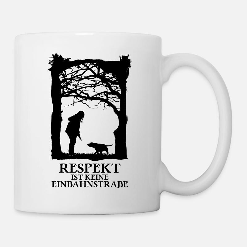Respekt ist keine Einbahnstraße - Tasse - Weiß